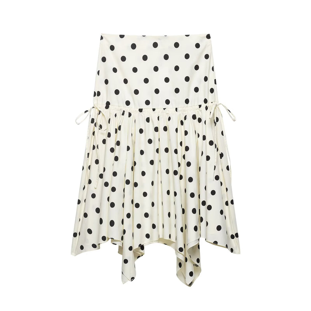 polka dot skirt