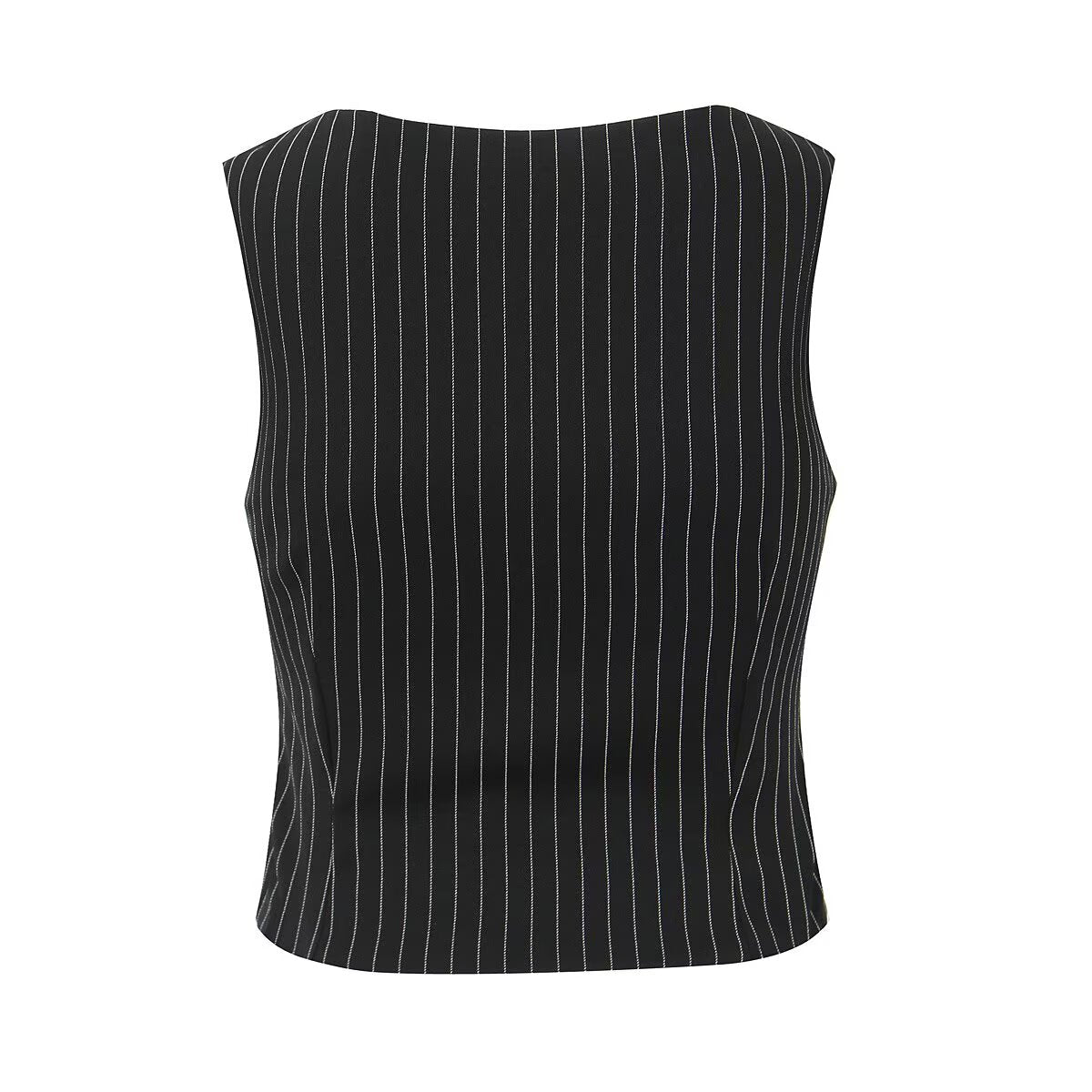 Sweetie Black and White Striped Skirt and Top Set